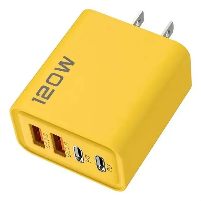 Carregador Usb Rápido De 4 Portas De 120w