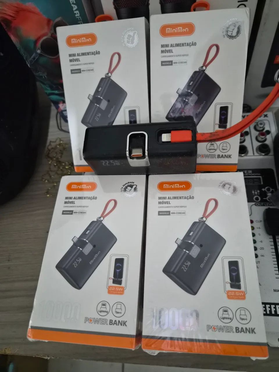 Mini carregador 10.000mah - Foto 4