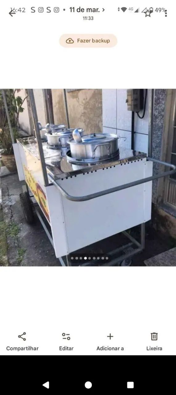 Carrinho de caldos e sopas super novo  - Foto 3