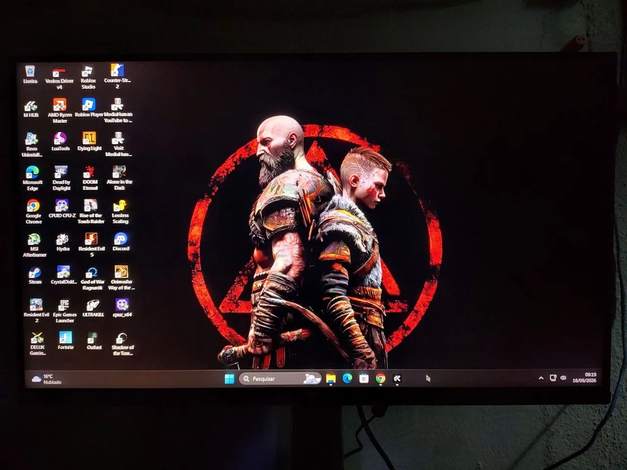 Monitor TCL 25" Qled - mini led - 300Hz 1ms