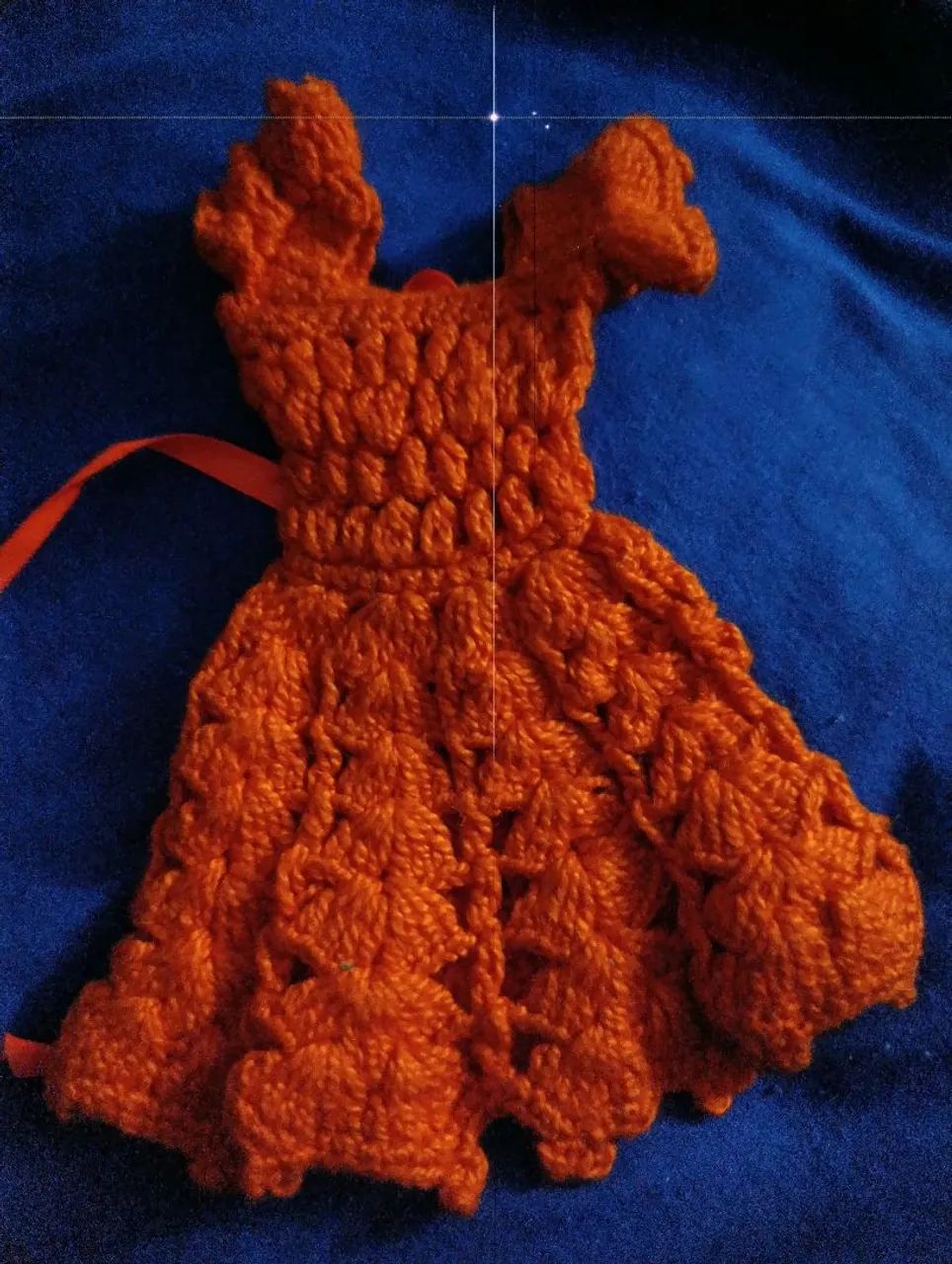 Vestido para boneca Barbie crochê 