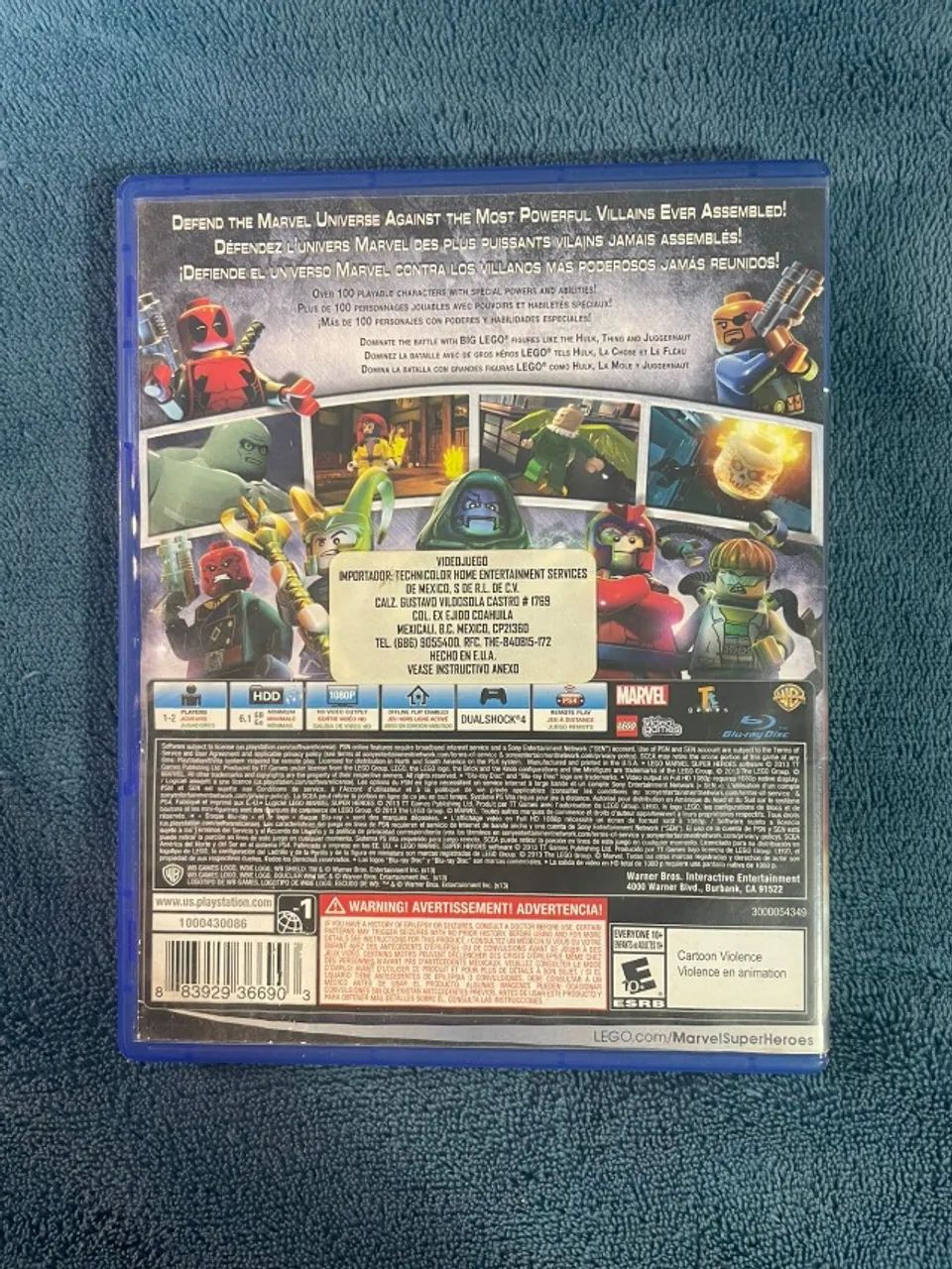 Jogo Ps4 Lego Marvel Super Heroes Mídia Física Original Sony - Foto 6