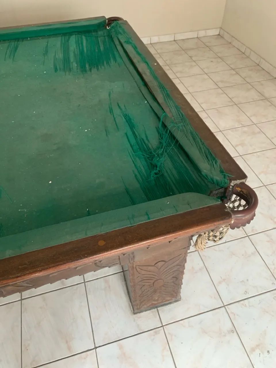 Mesa de sinuca profissional antiga  - Foto 2
