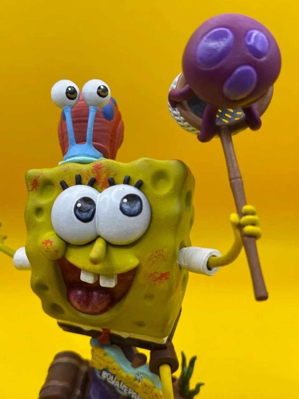Bob Esponja Action Figure Boneco Estatua Colecionaveis  - Foto 3