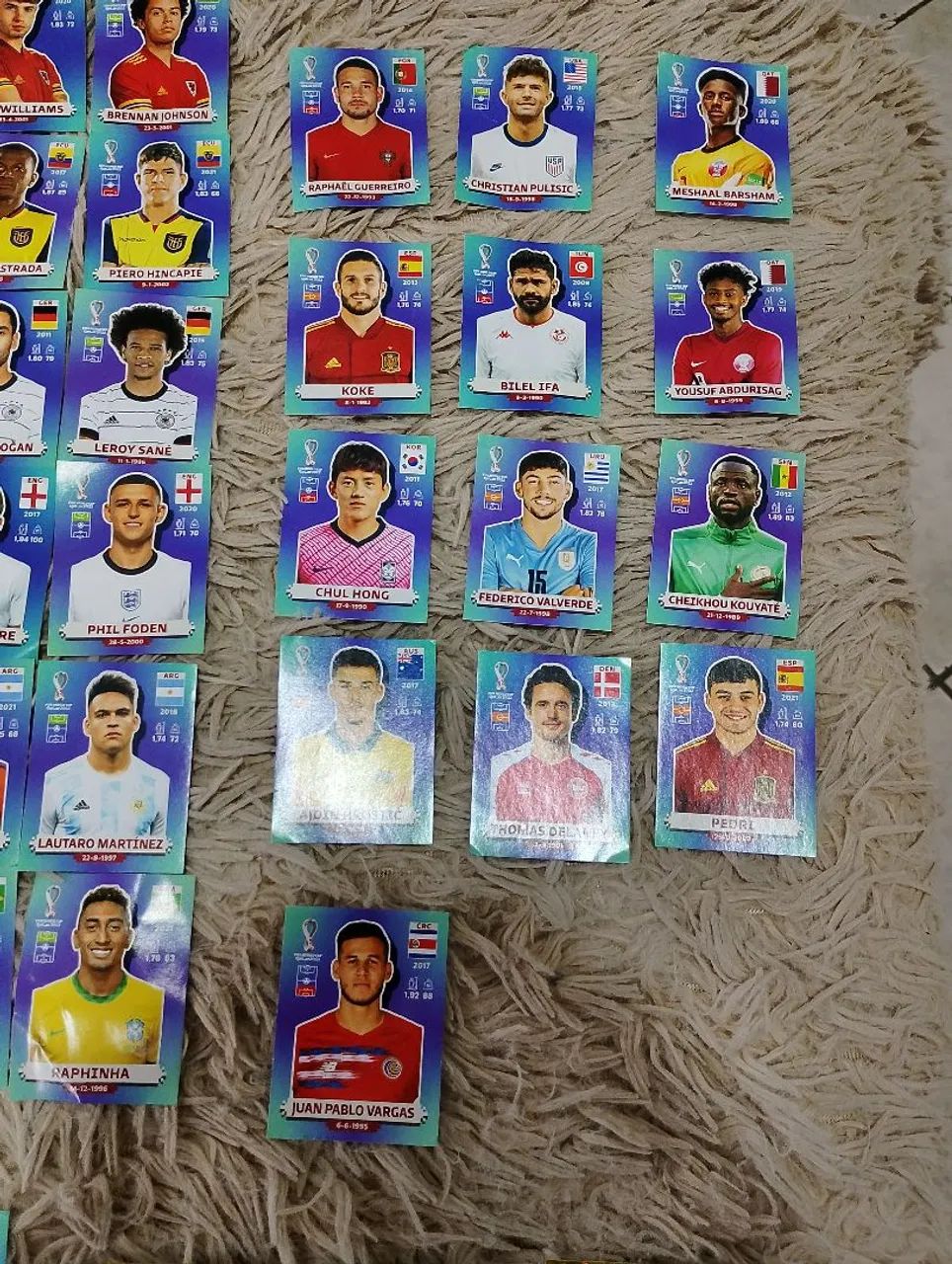 Card copa 2022 Qatar 52 cartas - Foto 2