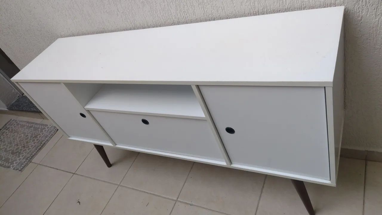Armário branco serve para tv até 40 polegadas ou cantinho café 1.50 - Foto 4