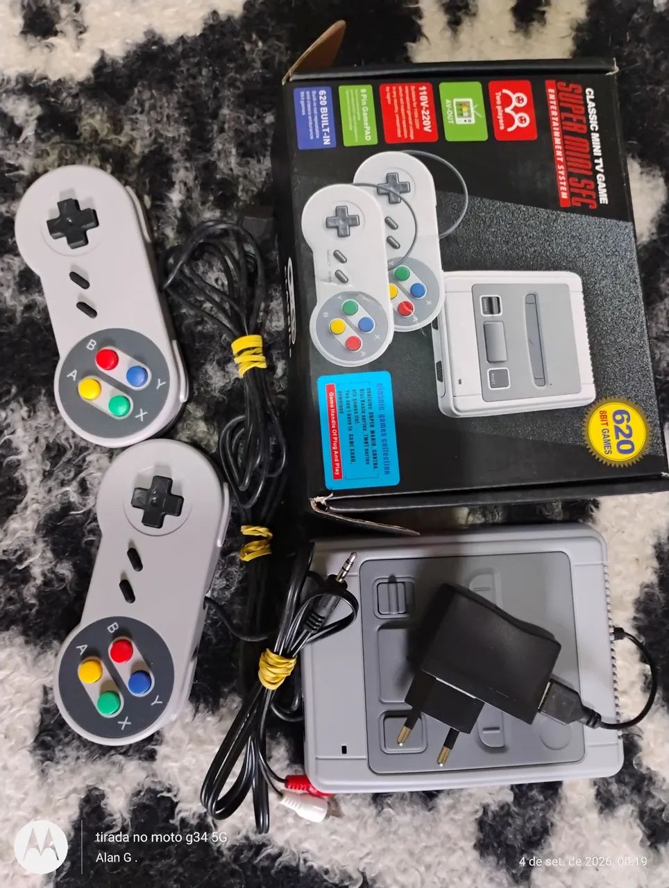 Game retro mini SN ( 08 bits ) na caixa !!!!  - Foto 5