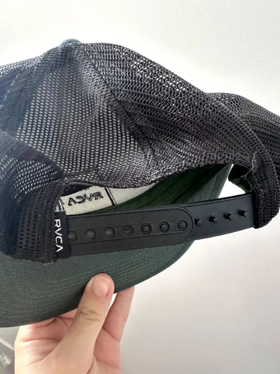 Boné RVCA Snapback com Mesh Importado Verde, versão japonesa - Foto 5
