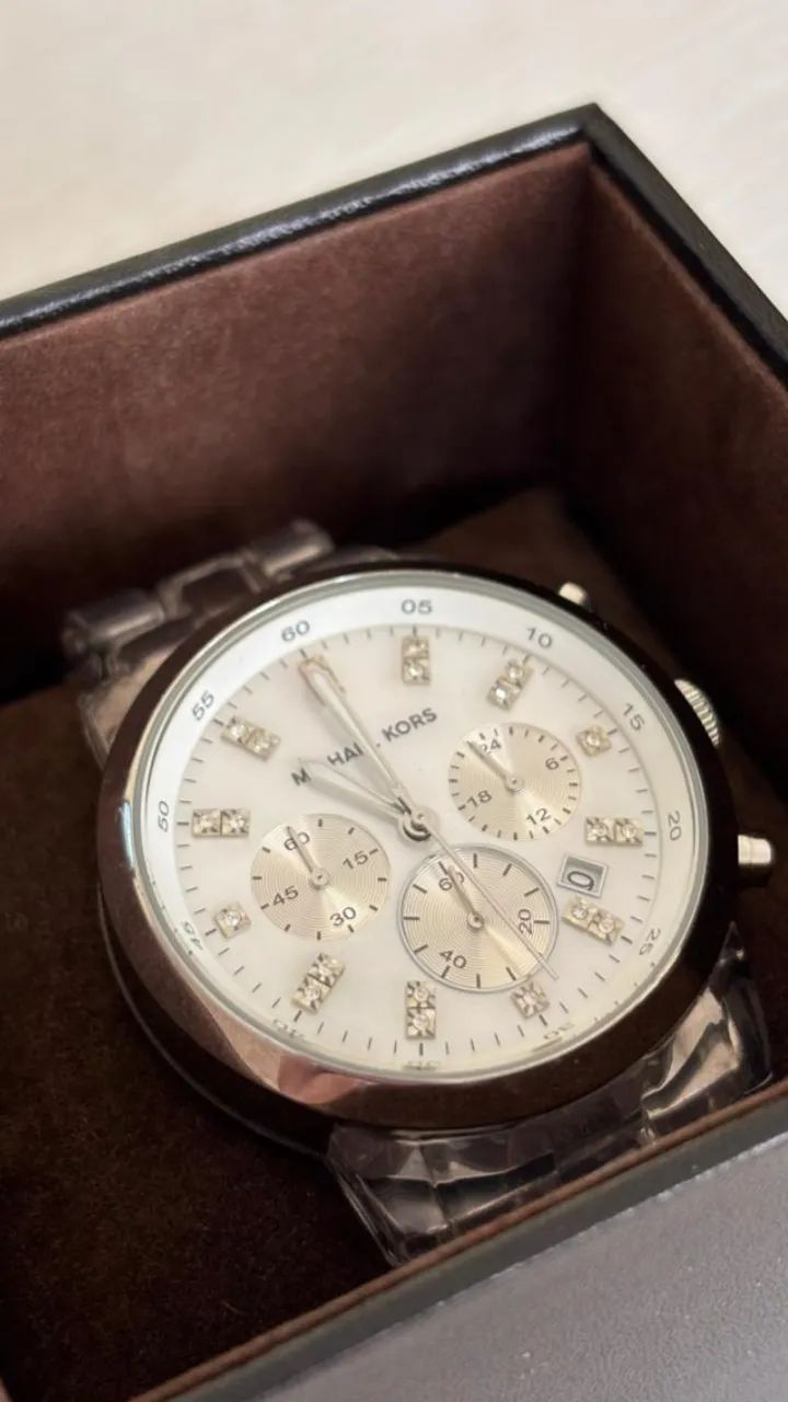 Relógio Michael Kors Original MK5235 - Completo e Conservado - Foto 5