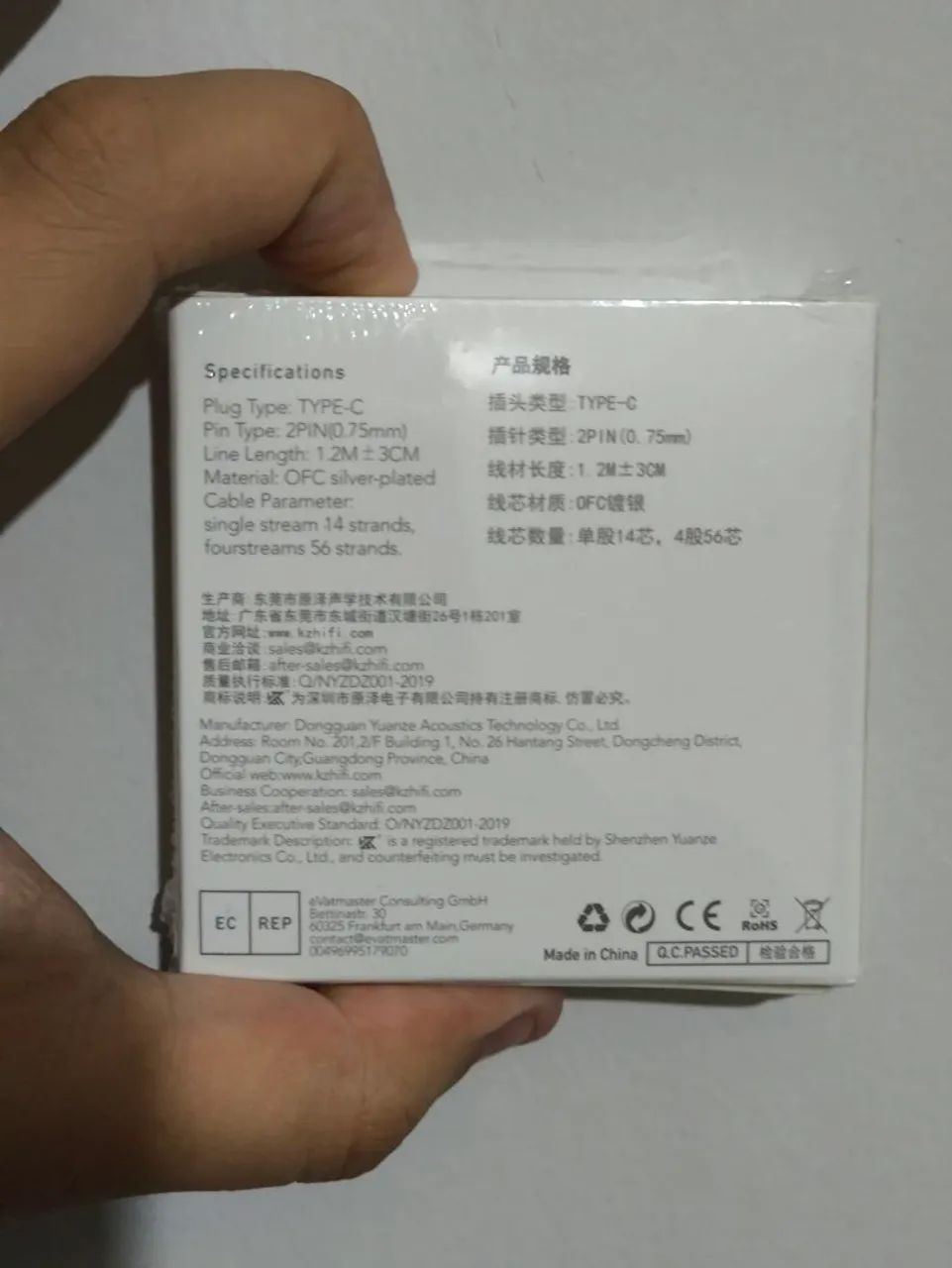 Cabo de fone KZ USB-C - Foto 3