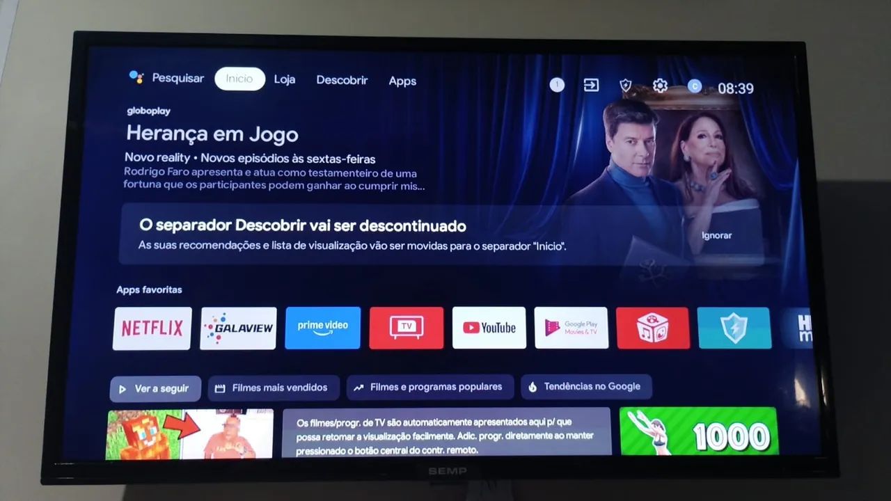 vendo TV smart 32 polegadas 