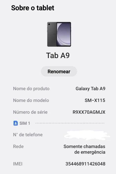 Tablet Samsung Galaxy Tab A9, 64gb Grafite (Usado) - Foto 4