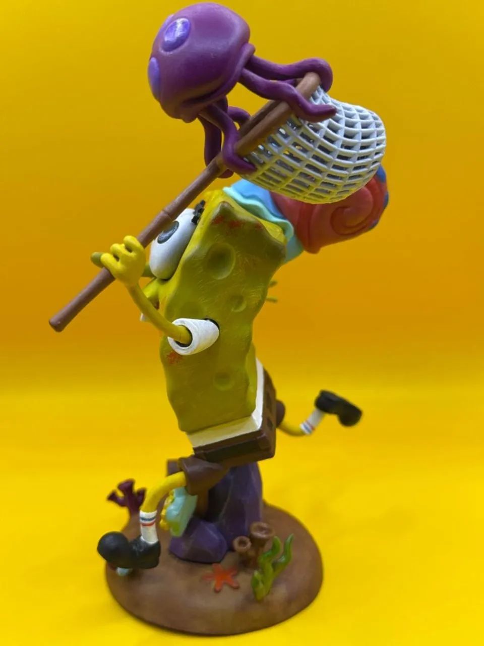 Bob Esponja Action Figure Boneco Estatua Colecionaveis  - Foto 5