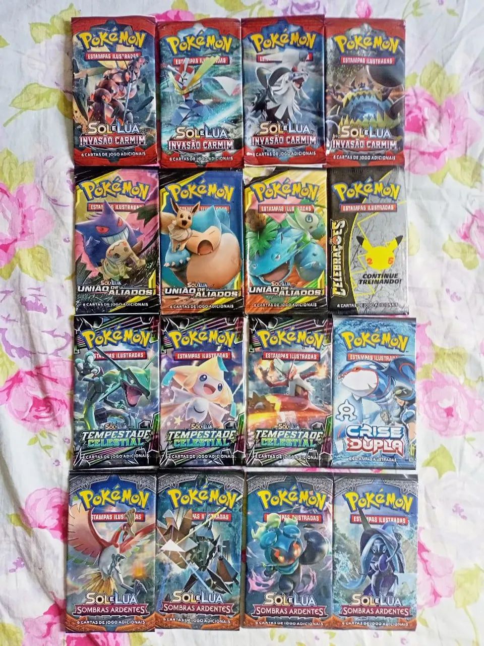 Coleção boosters ABERTOS POKÉMON PKM - Foto 2