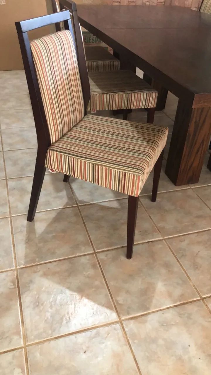 Mesa de Jantar com 6 Cadeiras 2,20m x 1,10m (+0,55m) - Foto 2