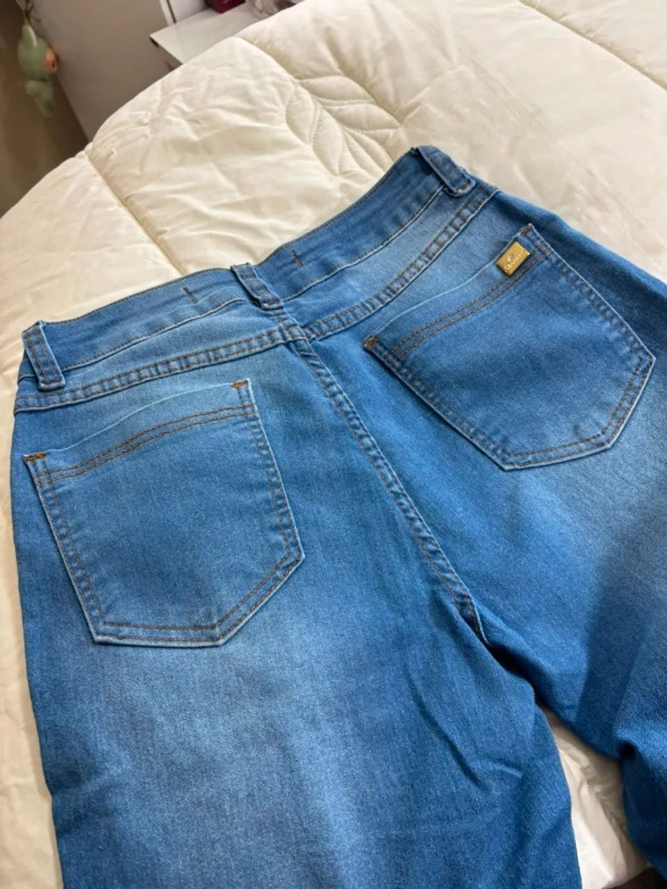 calça jeans "show" (usada) - Foto 4