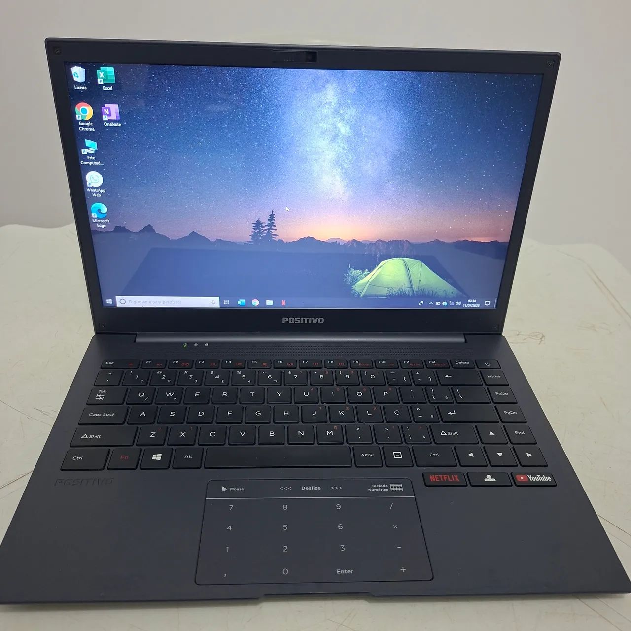 Notebook seminovo sem defeitos
