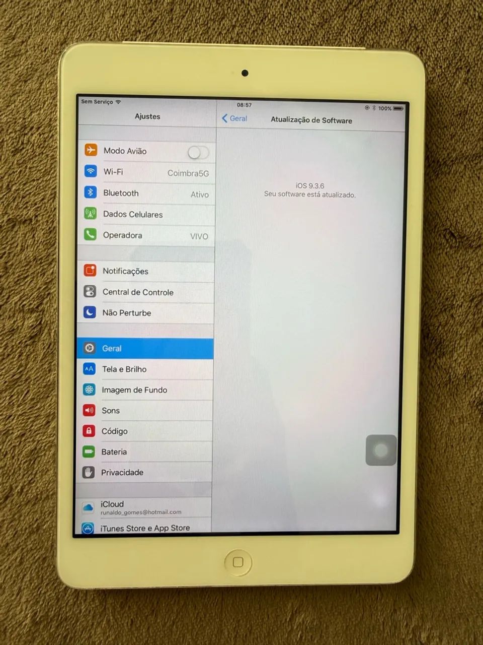 iPad mini - 16gb - Wi-Fi + rede móvel celular (uso infantil)