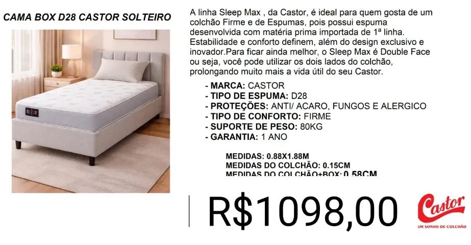 CONJUTO DE SOLTEIRO A PRONTA-ENTREGA 
