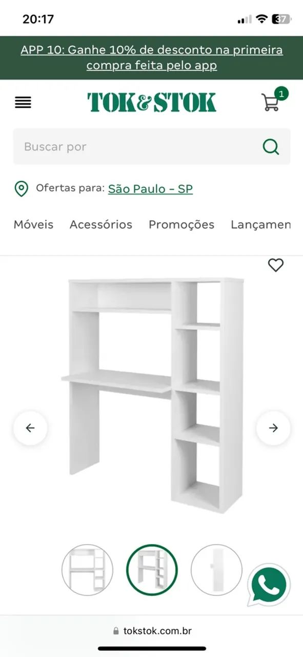 Escrivaninha Tok Stok - Foto 2