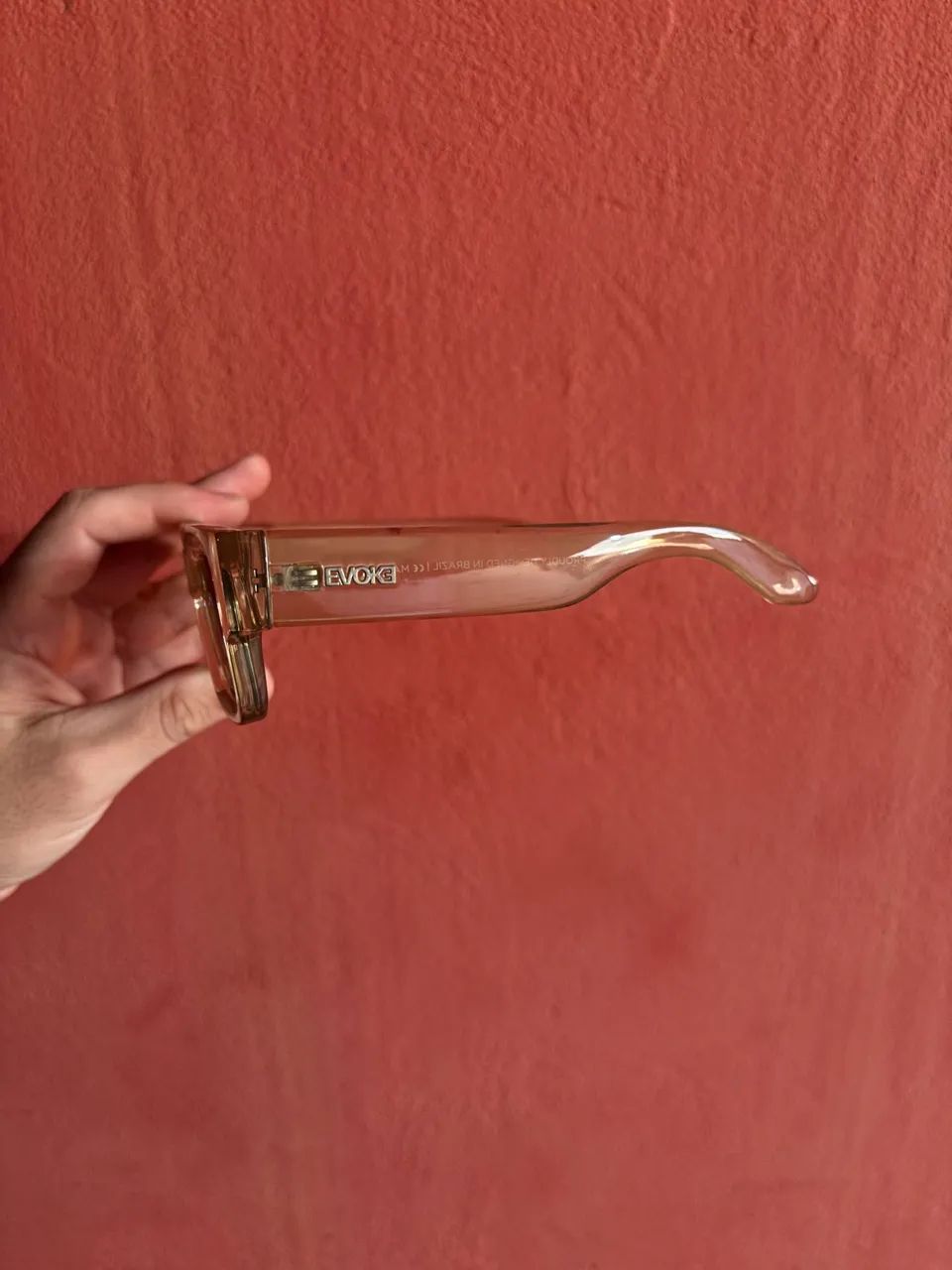 Óculos Evoke Lodown champagne crystal