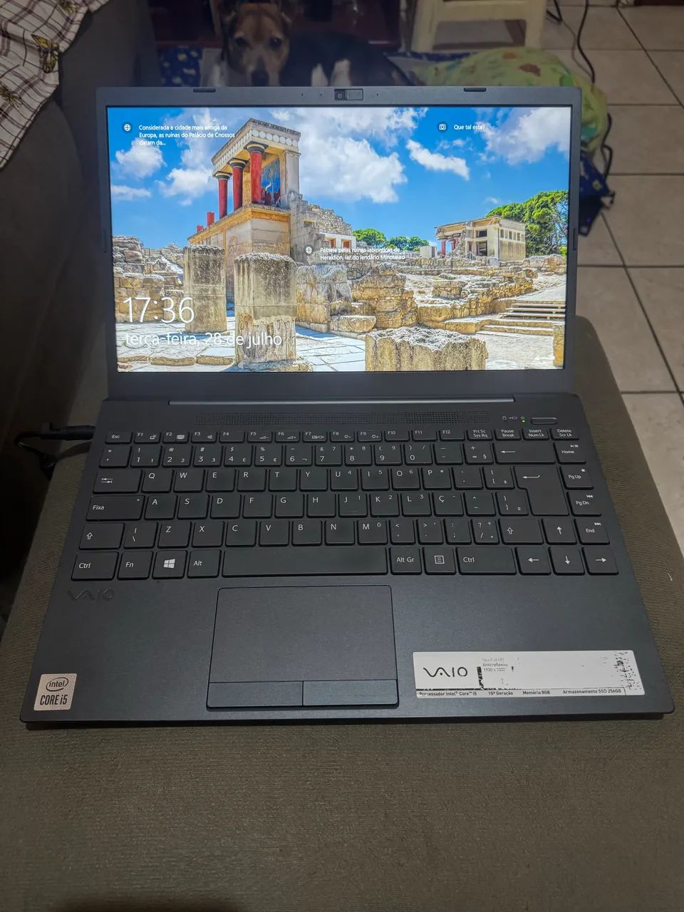 Notebook moderno rápido ultra rápido core i5