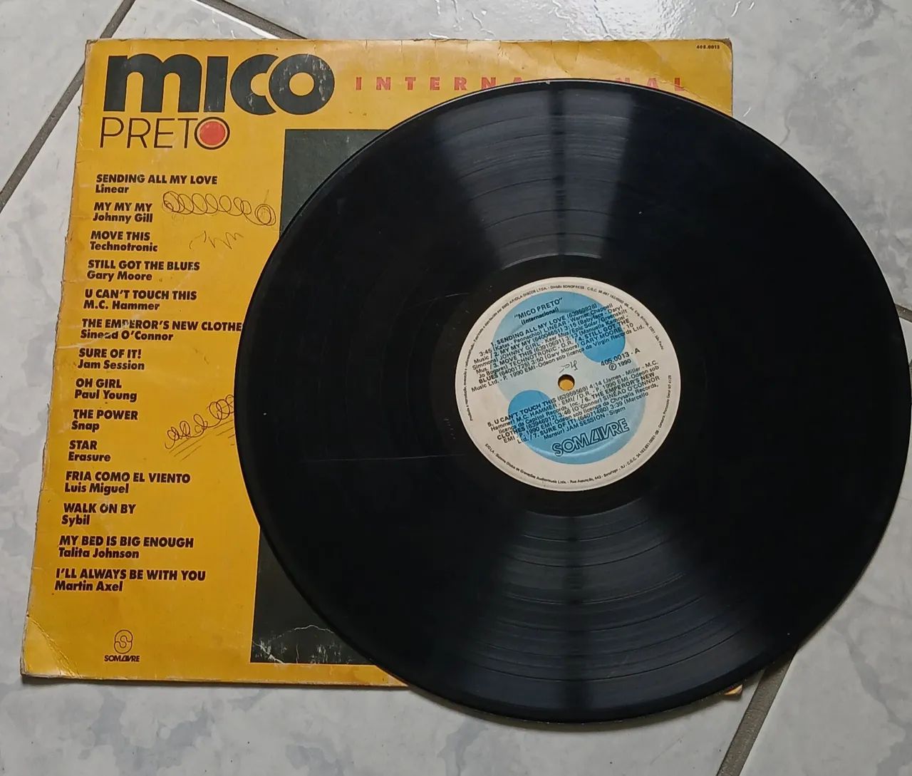 LP Vinil Mico Preto Internacional tema de novela