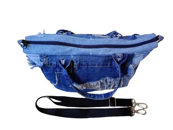 Bolsa Jeans Resisitente Upcycle - Foto 4