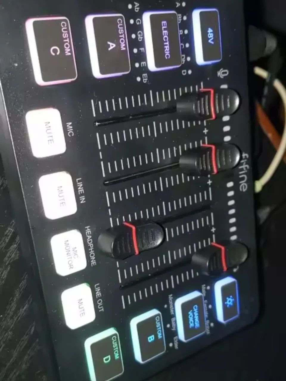 Mixer de Áudio FIFINE | Mesa de Som para Criadores - Foto 4
