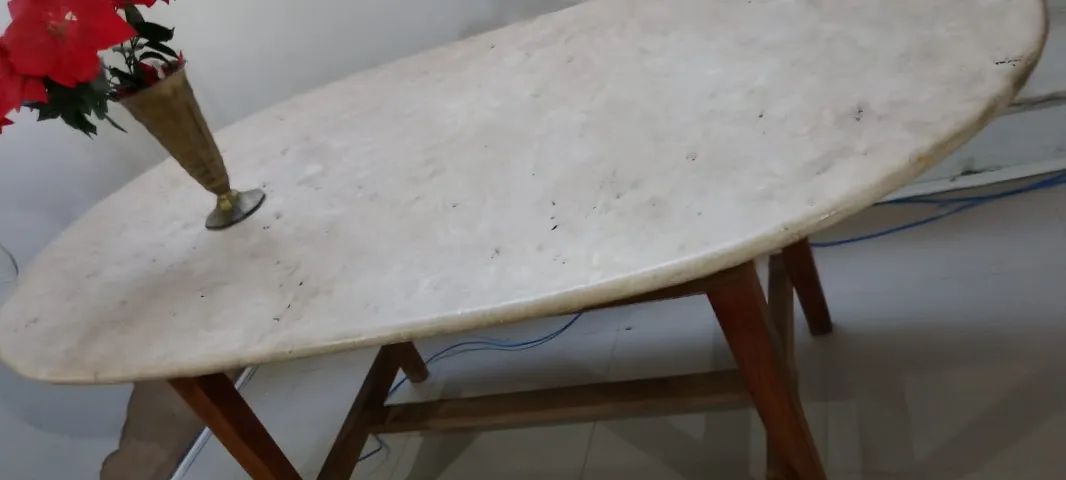 Mesa mormore bege Banhia  - Foto 2