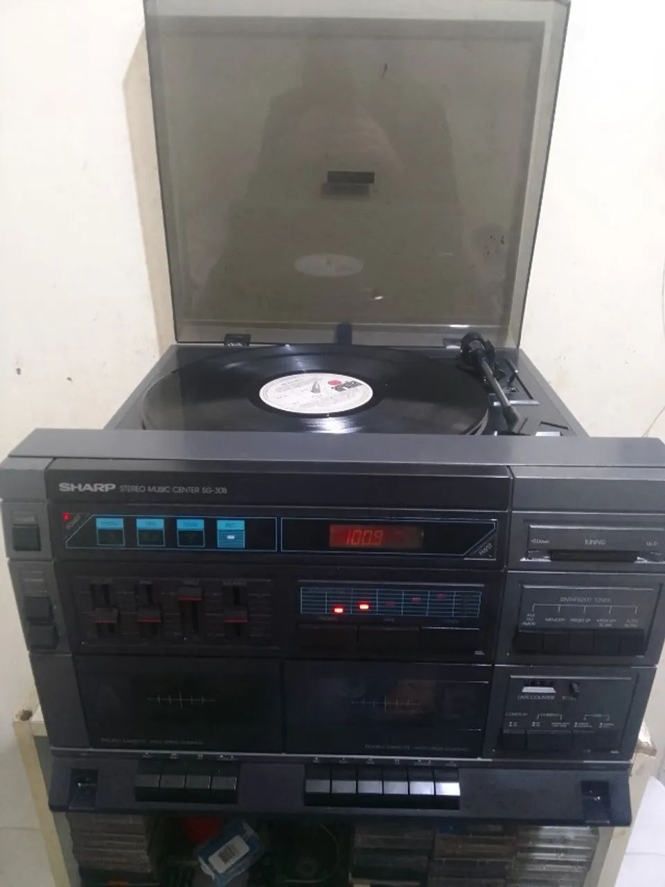 Toca Discos 3 em 1 Sharp Sg 30 B 100% funcional