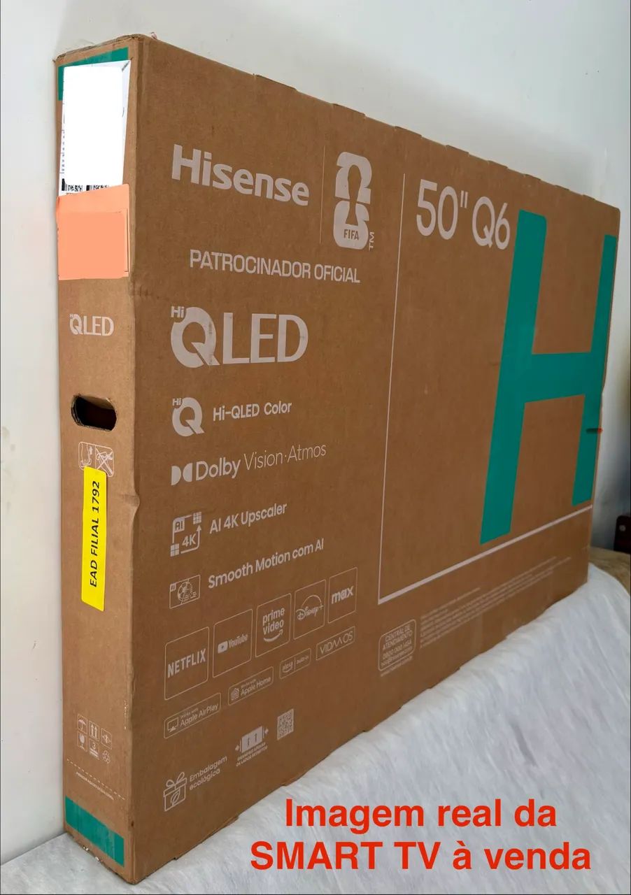 Smart TV Hisense (50 polegadas | QLED | 4K | WiFi) **NOVA | NA CAIXA | LACRADA** - Foto 2