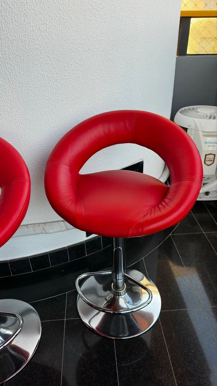 3 Banquetas de couro  - Foto 3