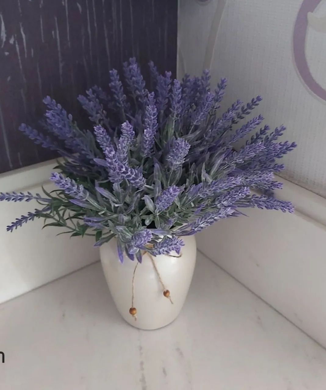 Vaso de lavanda artificial  - Foto 4