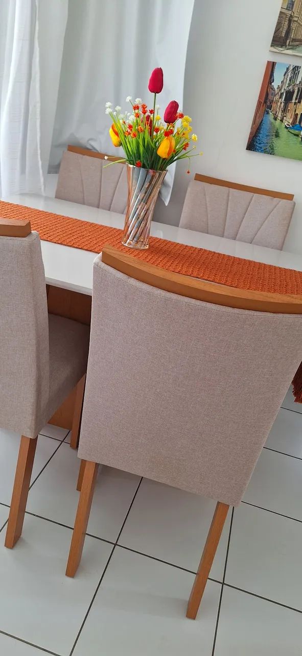 mesa de jantar com 4 cadeiras  - Foto 2
