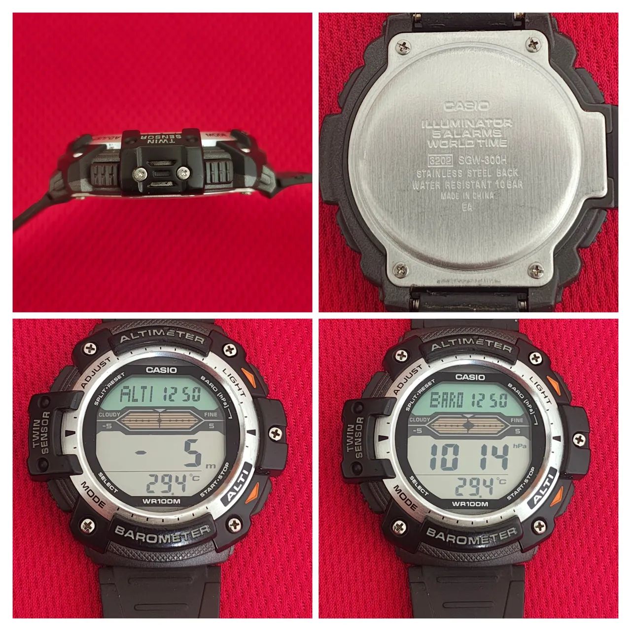 Relógio Casio Out Gear  SGW-300H-1AV Preto - Foto 3