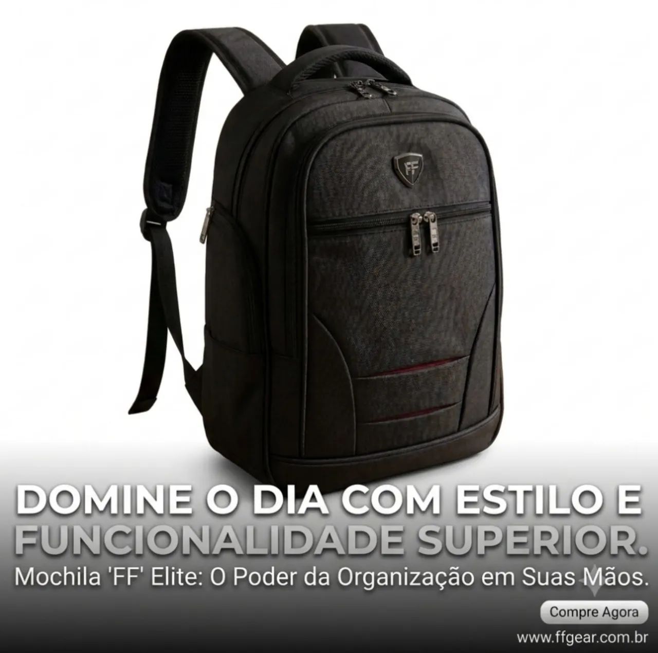 Mochila Black Reforçada Multifuncional Oferta - Foto 2