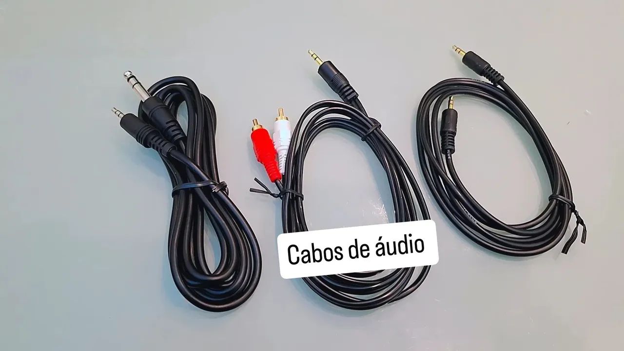 Cabos P2 RCA  P2 P2  e P2 P10