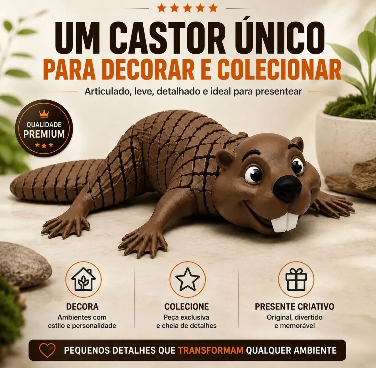 Castor flexivel articulado  - Foto 4