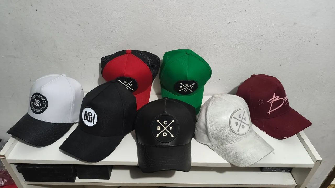 Kit Bonés Masculino 