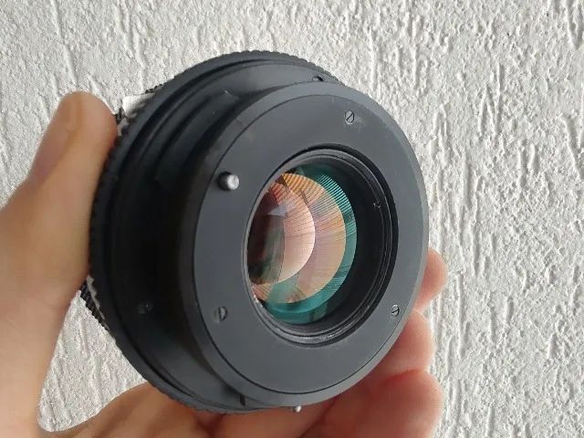 Lente Volna 3 80mm F/2.8 Pentacon Six Ou Kiev 60 Pentacon Six  - Foto 4