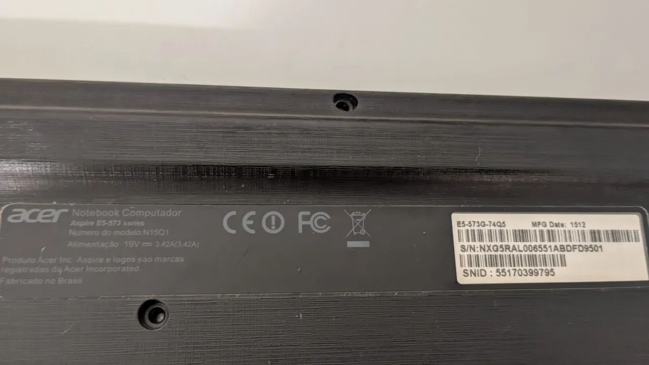 Carcaça notebook Acer E5- 573G - Foto 4