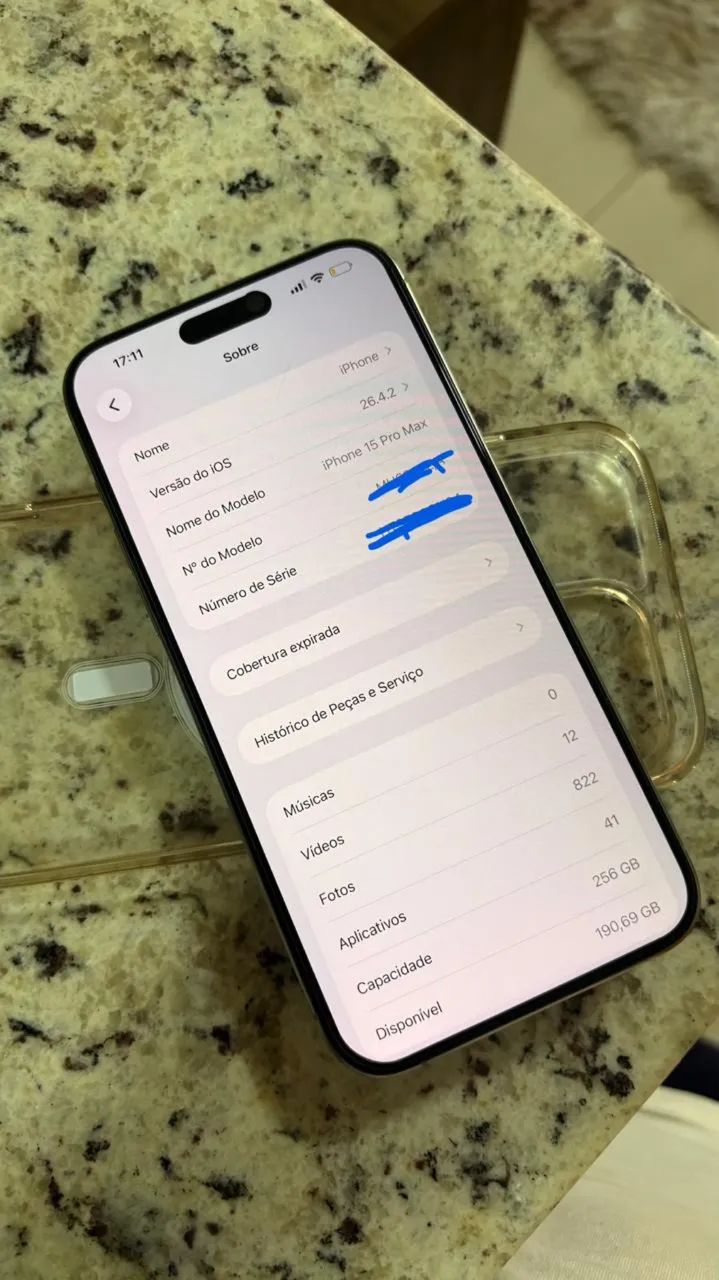 iPhone 15 pro max 252 gigas cinza espacial