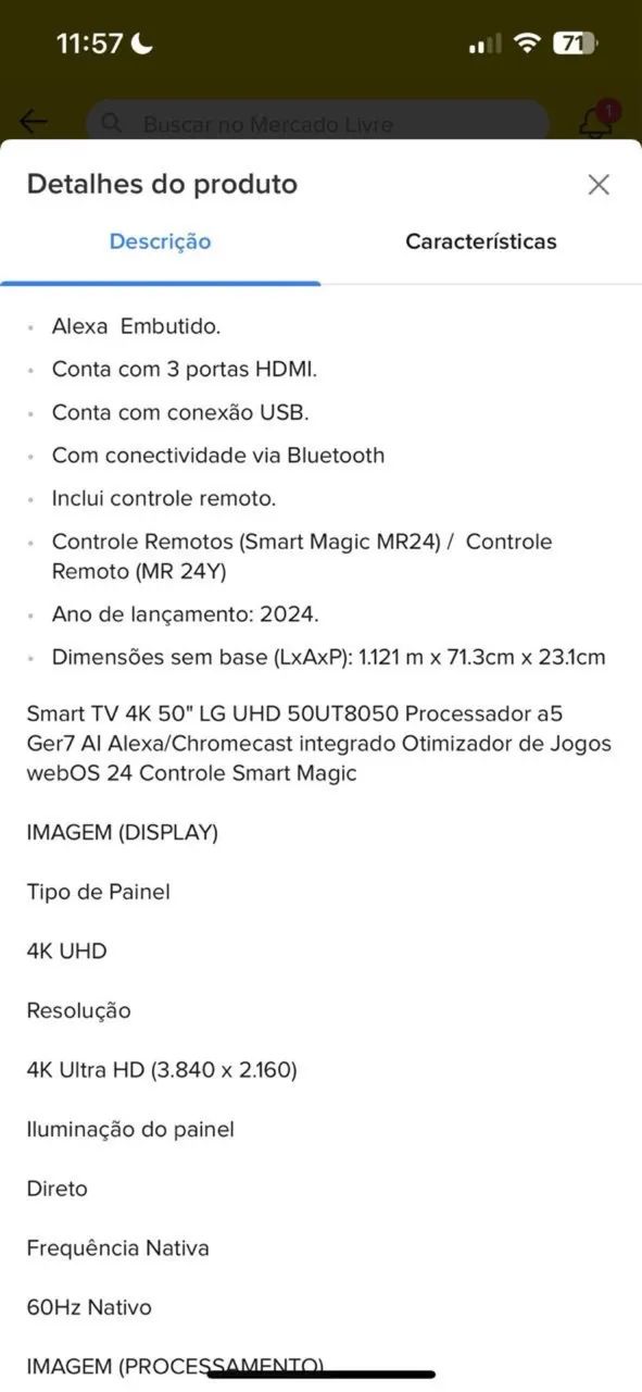 Vendo TV LG 43 - Foto 4