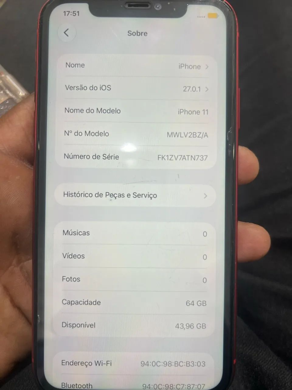  iPhone 11 Red/64GB - Foto 3