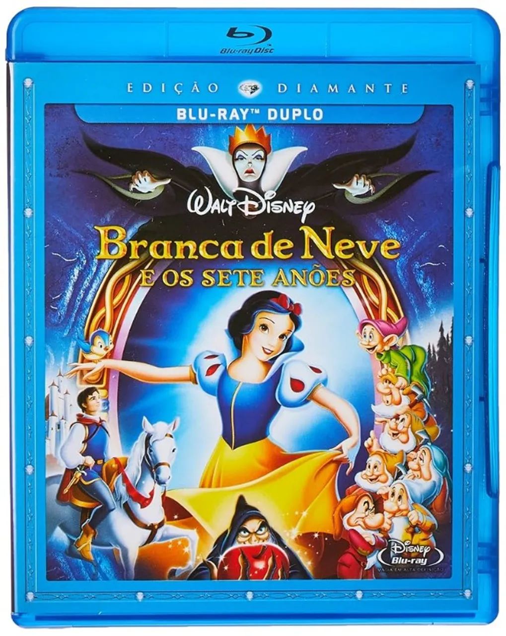 Blu ray Branca de neve LACRADO.