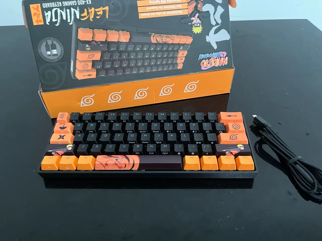 Teclado mecânico KX-400 Naruto  - Foto 4
