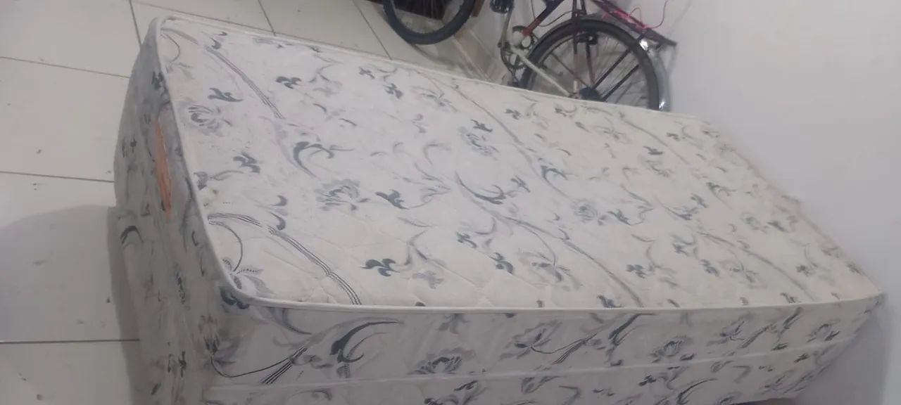 Cama Solteiro Usada Bem Conservada - Mola (ENTREGA GRÁTIS) - Foto 5