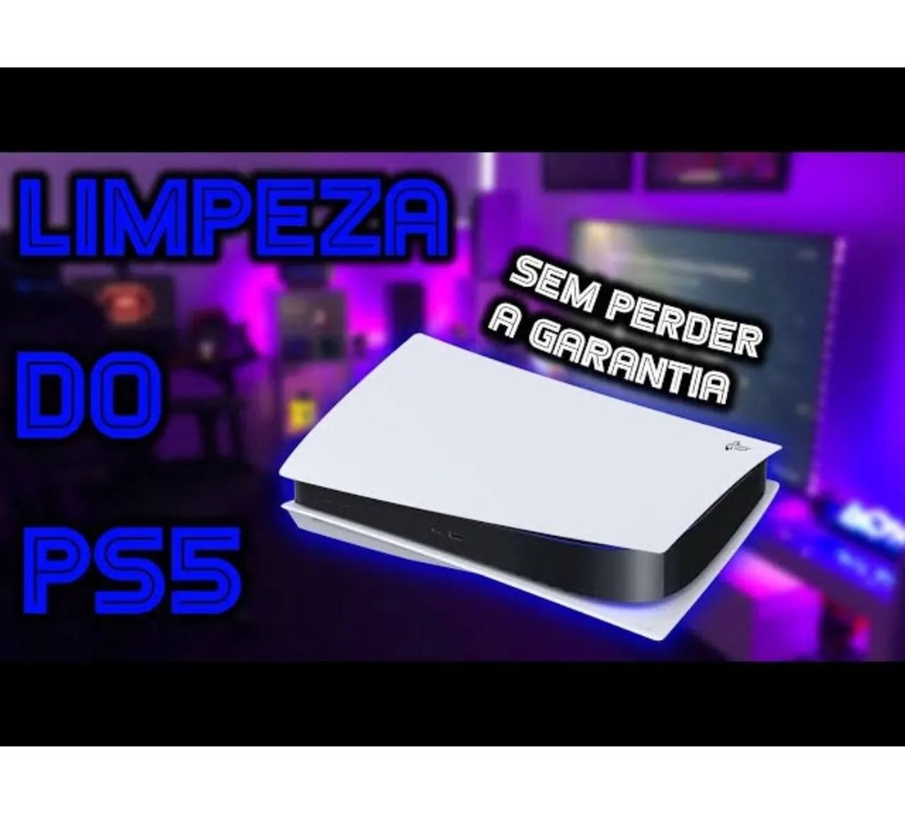 PS5 limpeza 