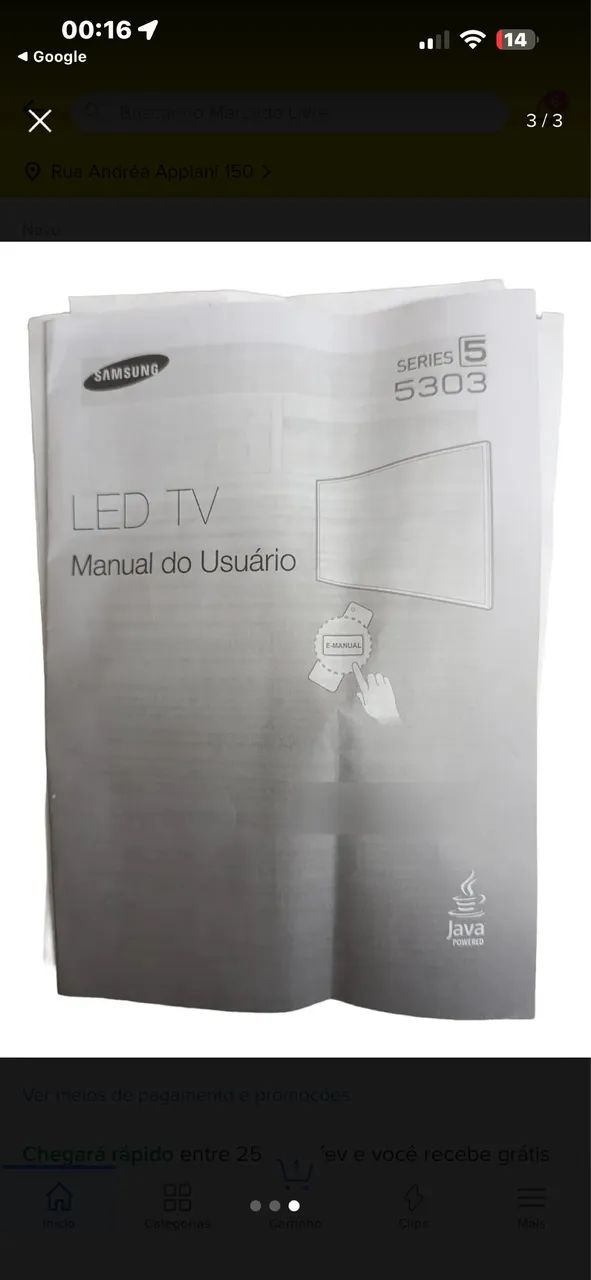 Cabo Extensor Ir Compatível C/ Tv Samsung - .,Bn96-31644a 0